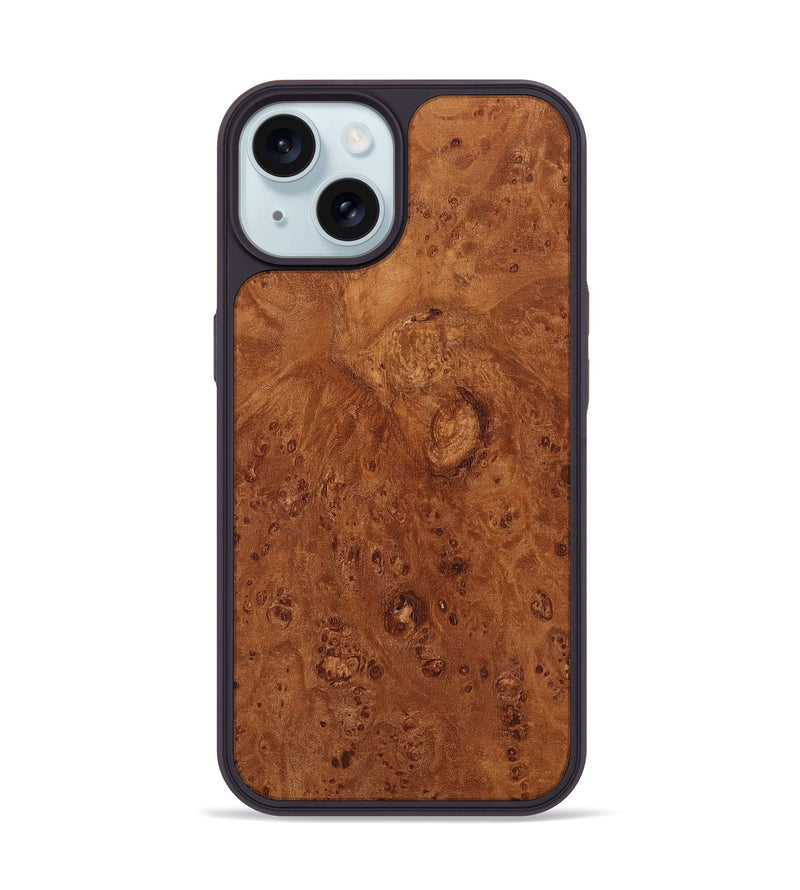 iPhone 15 Wood Phone Case - Jenny (Wood Burl, 817646)