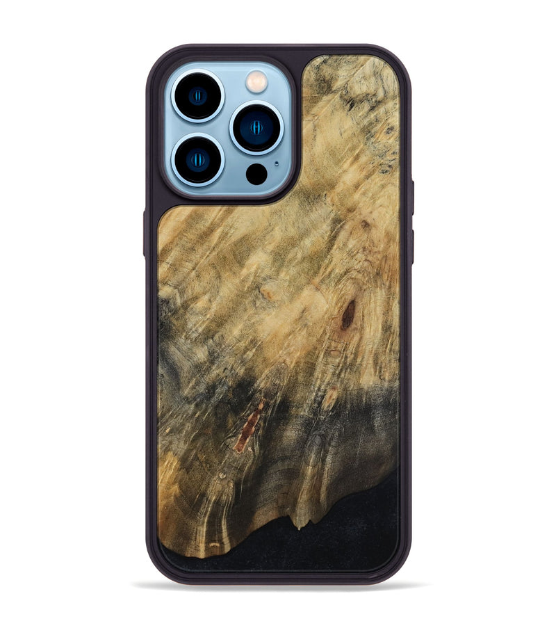 iPhone 14 Pro Max Wood Phone Case - Meaghan (Wood Burl, 817649)