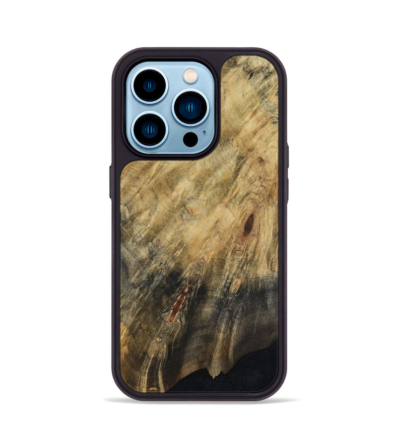 iPhone 14 Pro Wood Phone Case - Meaghan (Wood Burl, 817649)