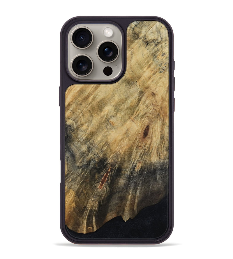iPhone 16 Pro Max Wood Phone Case - Meaghan (Wood Burl, 817649)