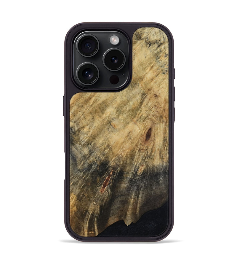 iPhone 16 Pro Wood Phone Case - Meaghan (Wood Burl, 817649)