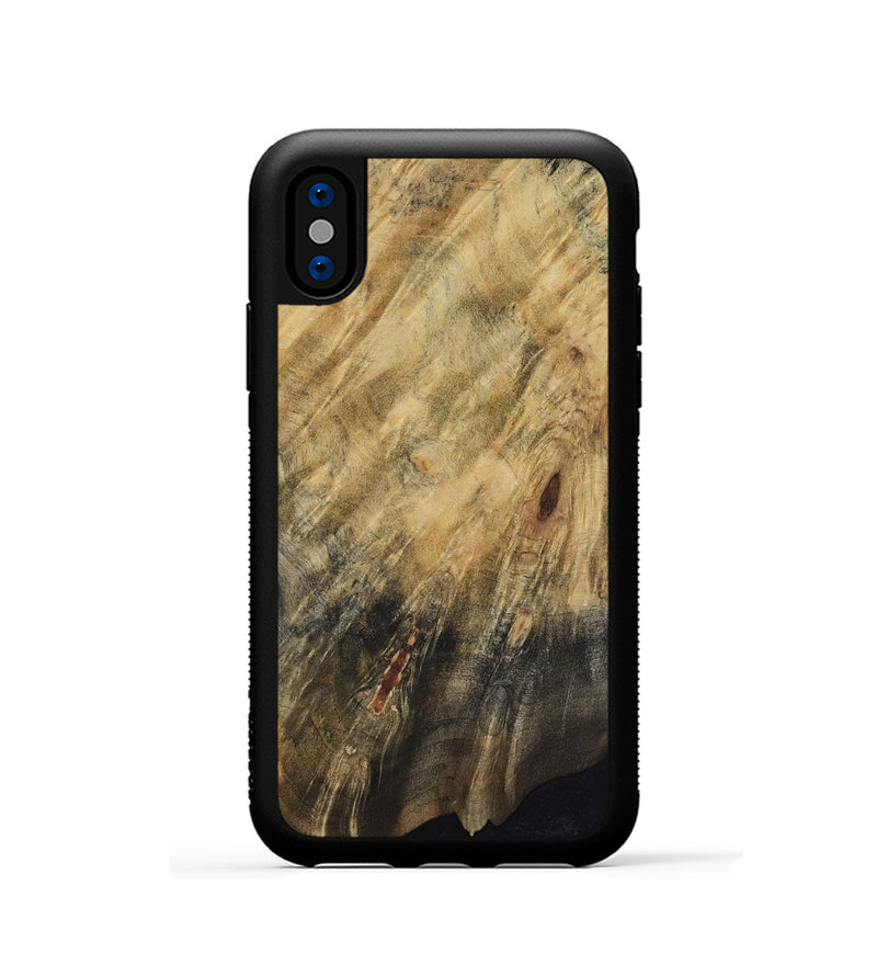 iPhone Xs Wood Phone Case - Meaghan (Wood Burl, 817649)