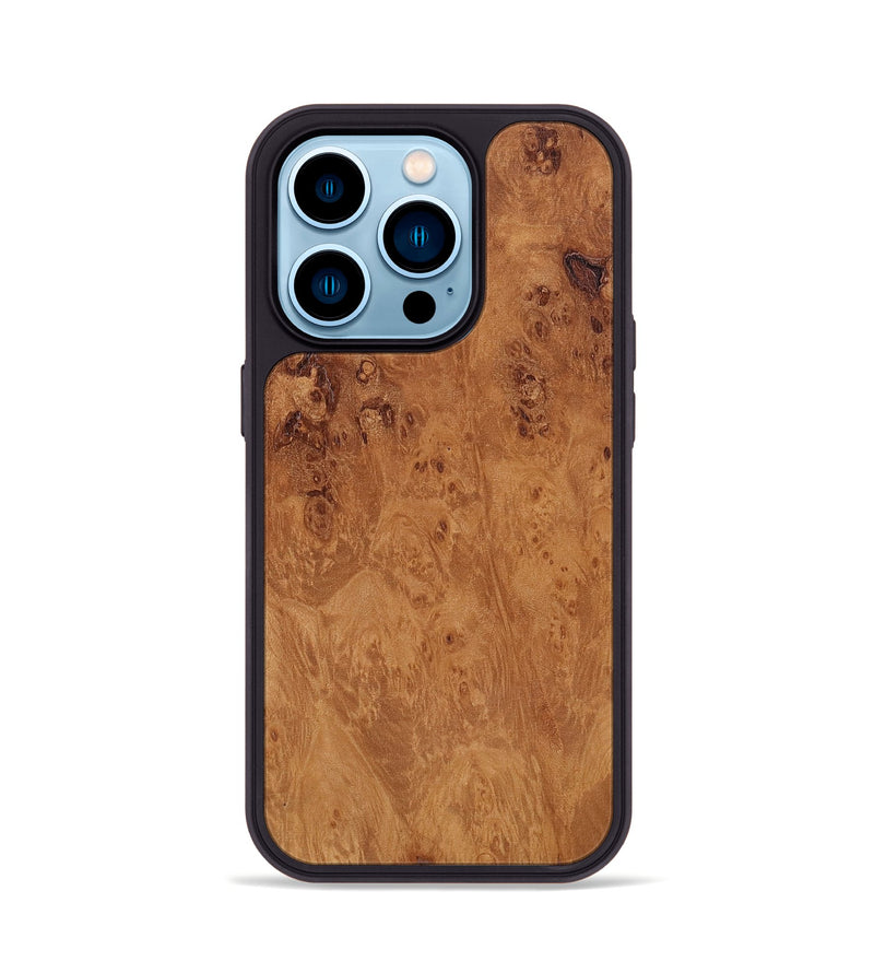 iPhone 14 Pro Wood Phone Case - Zola (Wood Burl, 817650)