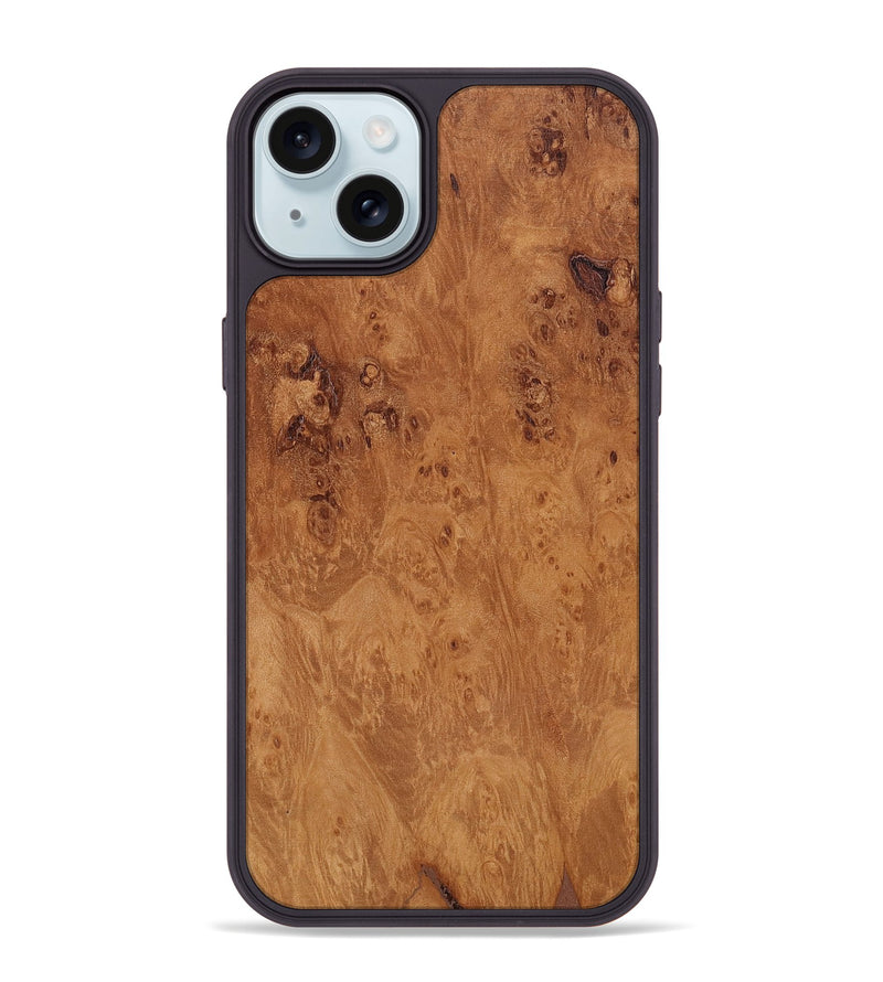 iPhone 15 Plus Wood Phone Case - Zola (Wood Burl, 817650)