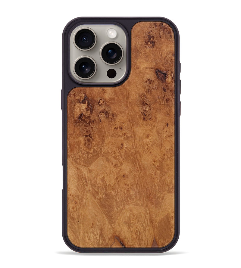 iPhone 16 Pro Max Wood Phone Case - Zola (Wood Burl, 817650)