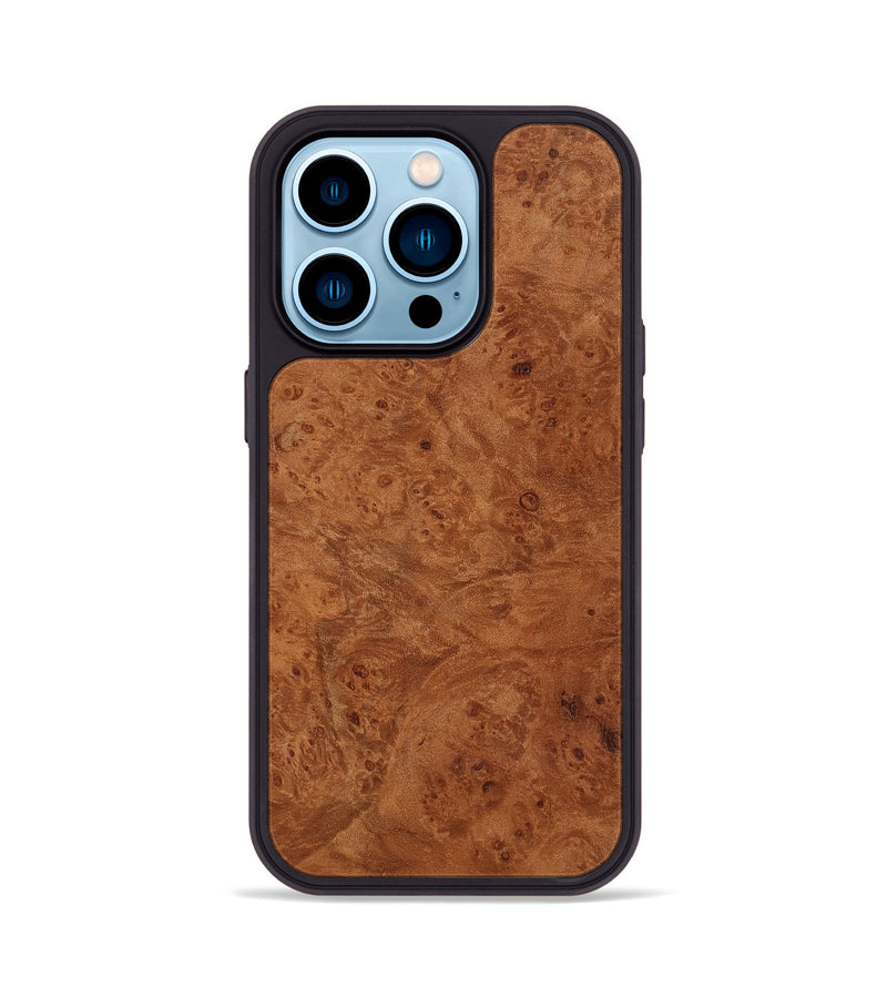 iPhone 14 Pro Wood Phone Case - Dave (Wood Burl, 817651)