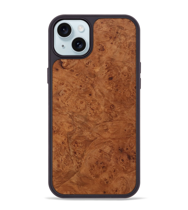 iPhone 15 Plus Wood Phone Case - Dave (Wood Burl, 817651)