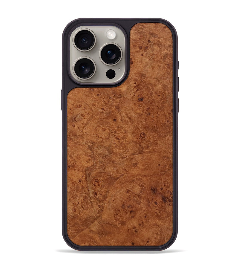 iPhone 15 Pro Max Wood Phone Case - Dave (Wood Burl, 817651)