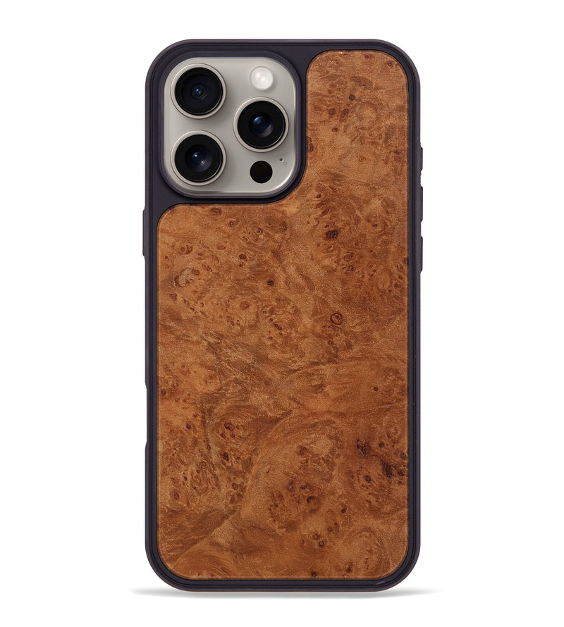 iPhone 16 Pro Max Wood Phone Case - Dave (Wood Burl, 817651)