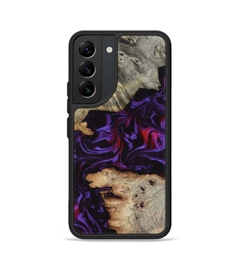 Galaxy S22 Wood Phone Case - Amelie (Purple, 817652)
