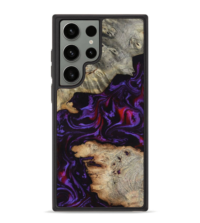 Galaxy S23 Ultra Wood Phone Case - Amelie (Purple, 817652)