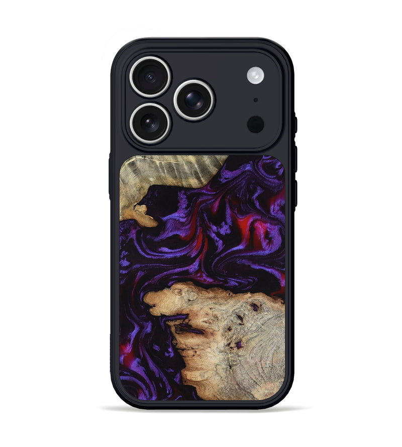 iPhone 17 Pro Wood Phone Case - Amelie (Purple, 817652)
