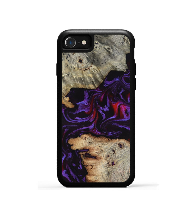 iPhone SE Wood Phone Case - Amelie (Purple, 817652)