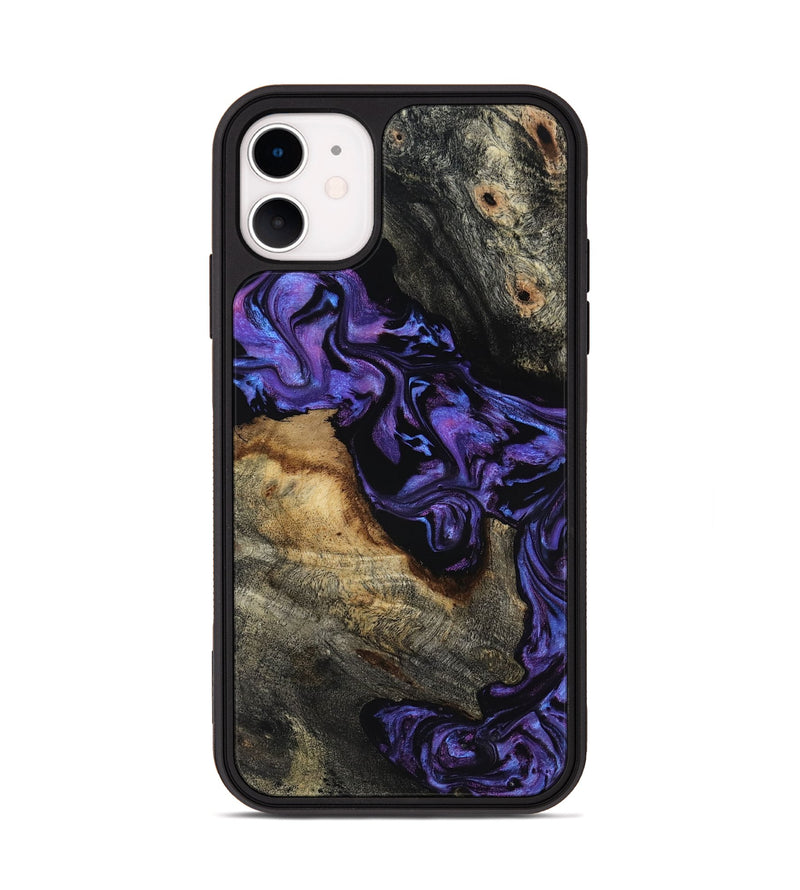 iPhone 11 Wood Phone Case - Maira (Purple, 817653)