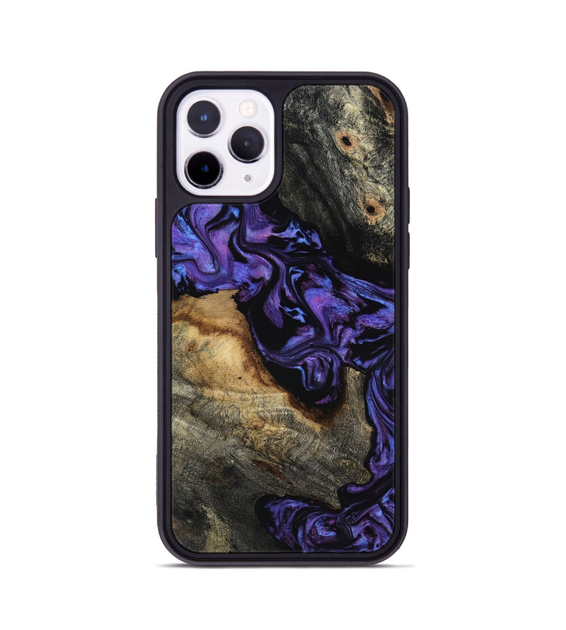 iPhone 11 Pro Wood Phone Case - Maira (Purple, 817653)
