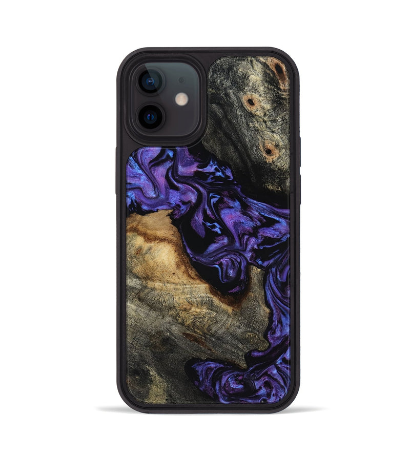iPhone 12 Wood Phone Case - Maira (Purple, 817653)