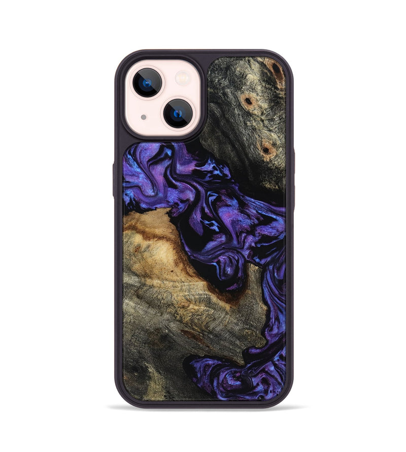 iPhone 14 Wood Phone Case - Maira (Purple, 817653)