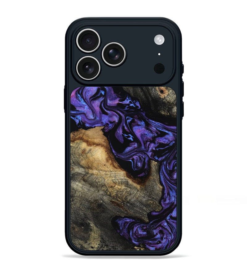 iPhone 17 Pro Max Wood Phone Case - Maira (Purple, 817653)