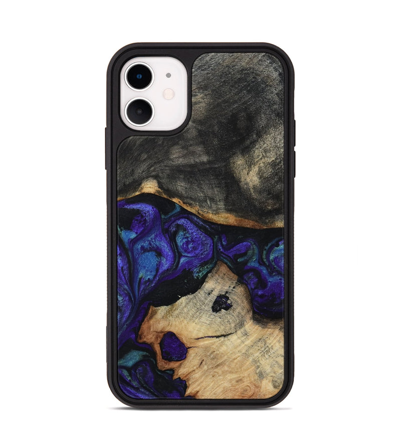 iPhone 11 Wood Phone Case - Eris (Purple, 817654)