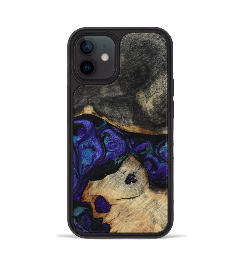 iPhone 12 Wood Phone Case - Eris (Purple, 817654)