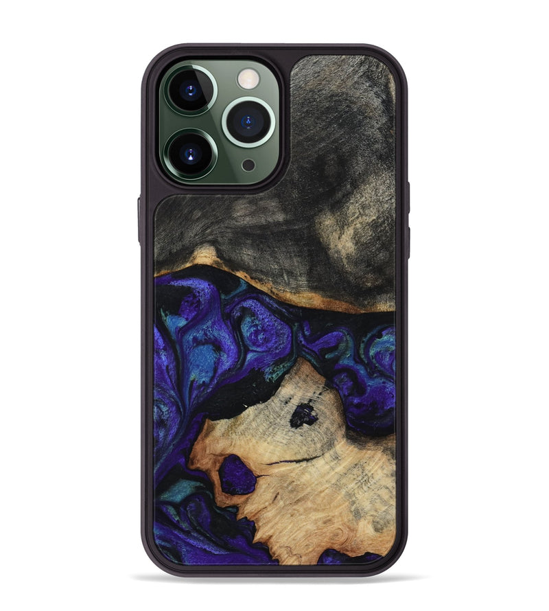 iPhone 13 Pro Max Wood Phone Case - Eris (Purple, 817654)