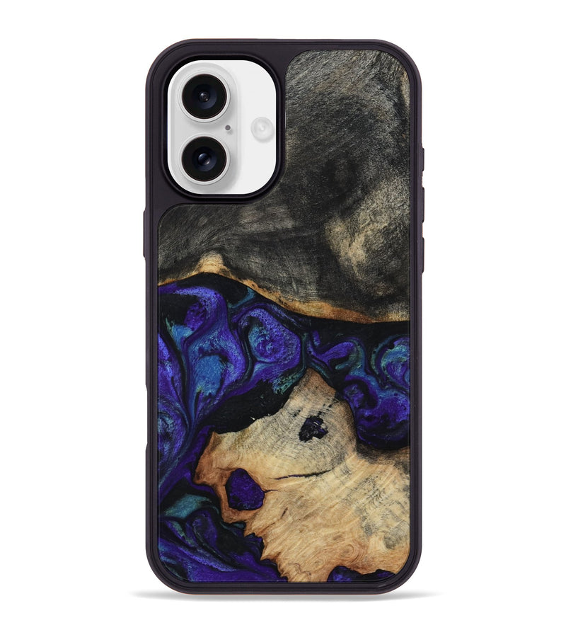 iPhone 16 Plus Wood Phone Case - Eris (Purple, 817654)