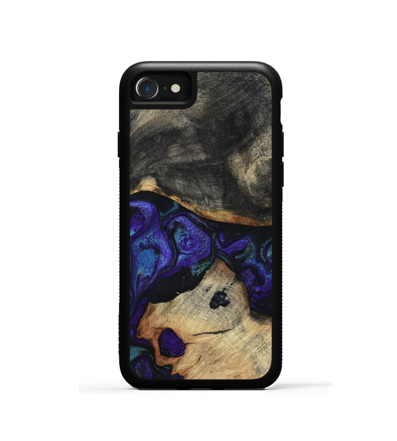 iPhone SE Wood Phone Case - Eris (Purple, 817654)
