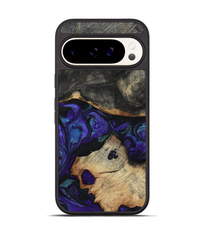 Pixel 9 Wood Phone Case - Eris (Purple, 817654)