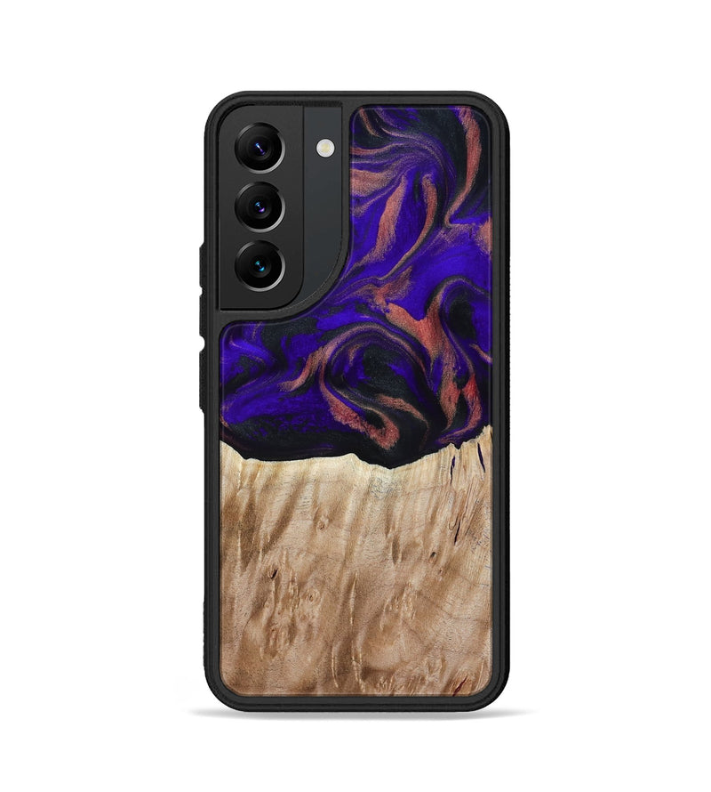 Galaxy S22 Wood Phone Case - Marques (Purple, 817655)