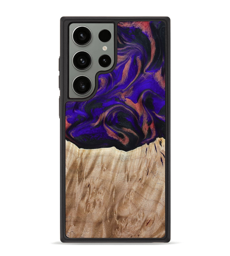 Galaxy S23 Ultra Wood Phone Case - Marques (Purple, 817655)
