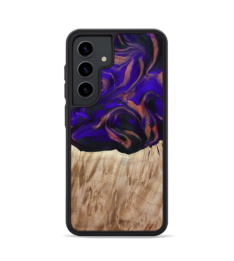 Galaxy S24 Wood Phone Case - Marques (Purple, 817655)