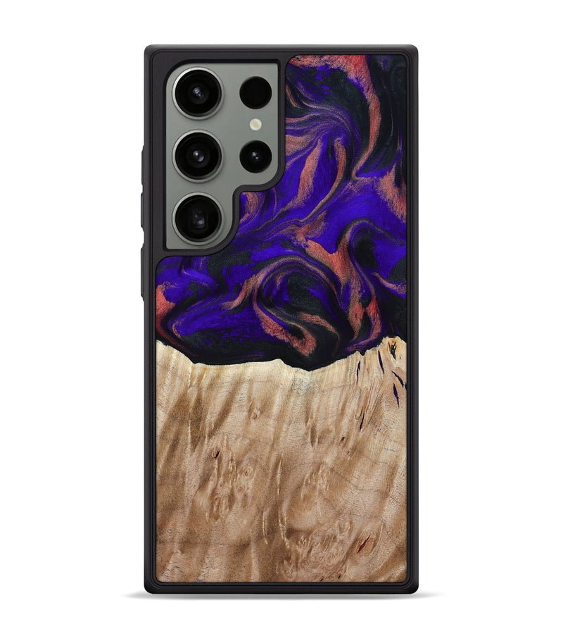 Galaxy S24 Ultra Wood Phone Case - Marques (Purple, 817655)