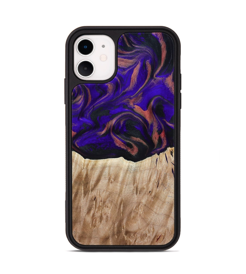 iPhone 11 Wood Phone Case - Marques (Purple, 817655)