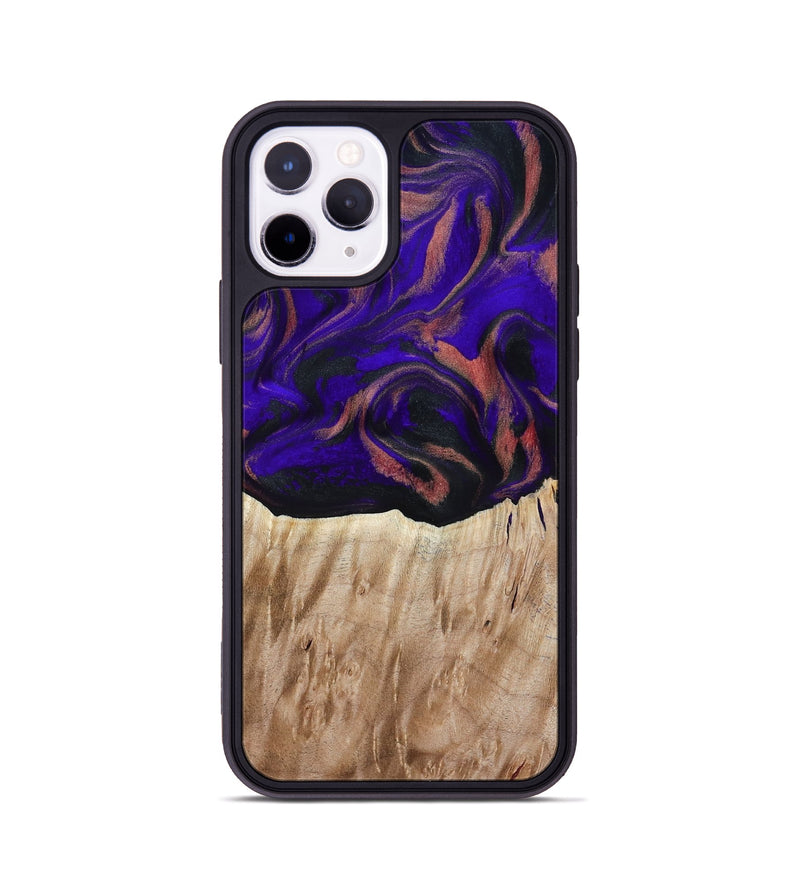iPhone 11 Pro Wood Phone Case - Marques (Purple, 817655)