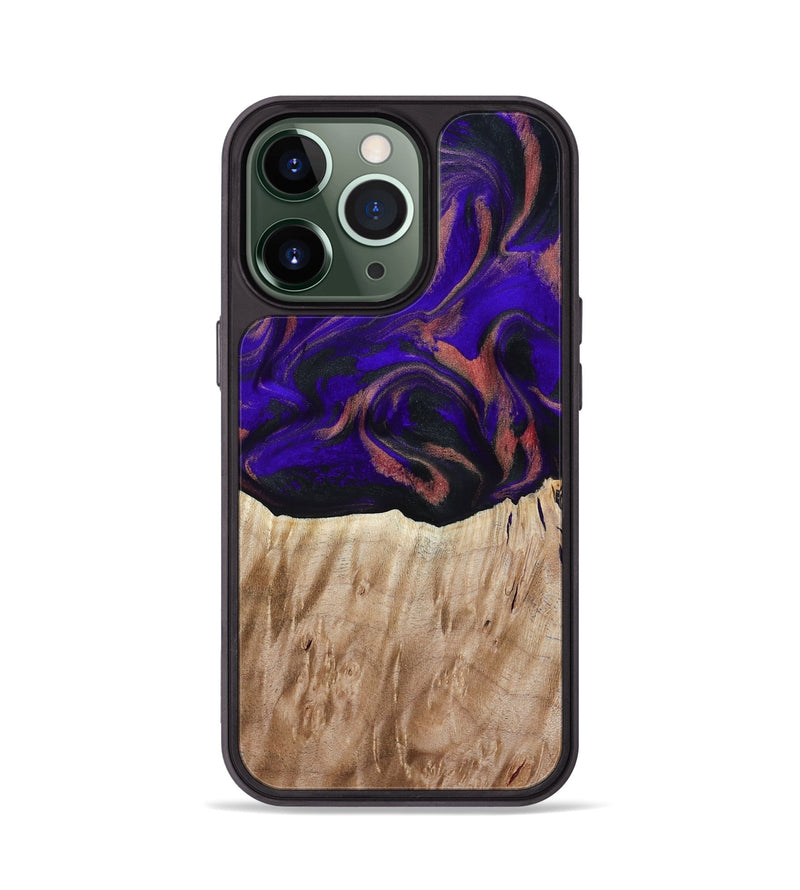 iPhone 13 Pro Wood Phone Case - Marques (Purple, 817655)