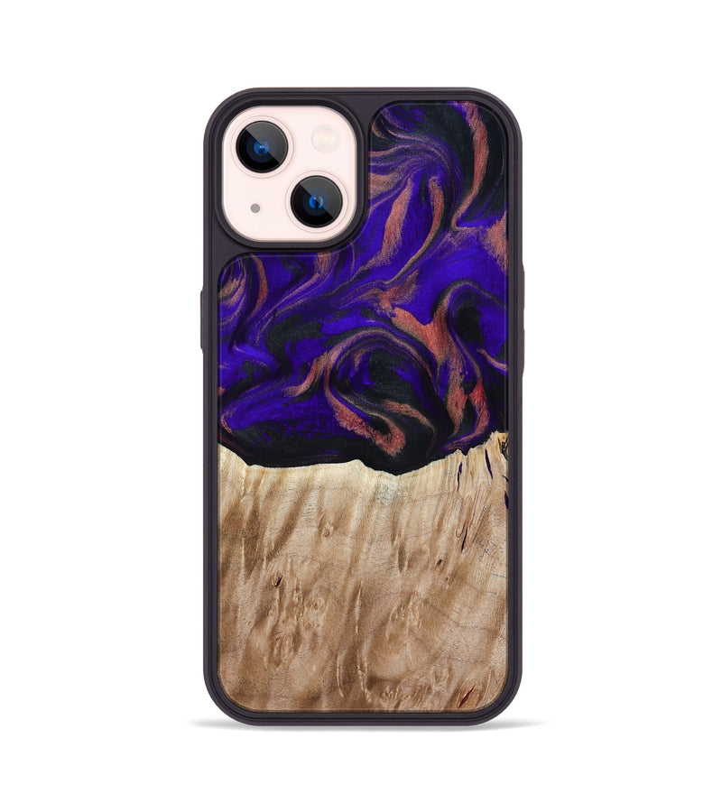 iPhone 14 Wood Phone Case - Marques (Purple, 817655)