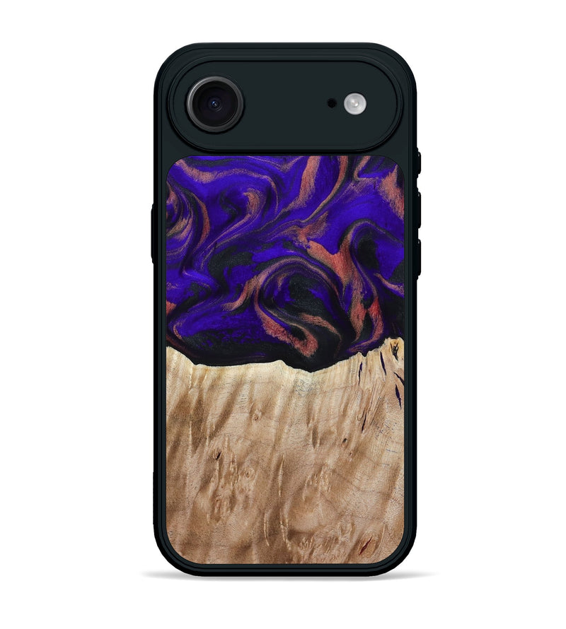iPhone 17 Air Wood Phone Case - Marques (Purple, 817655)
