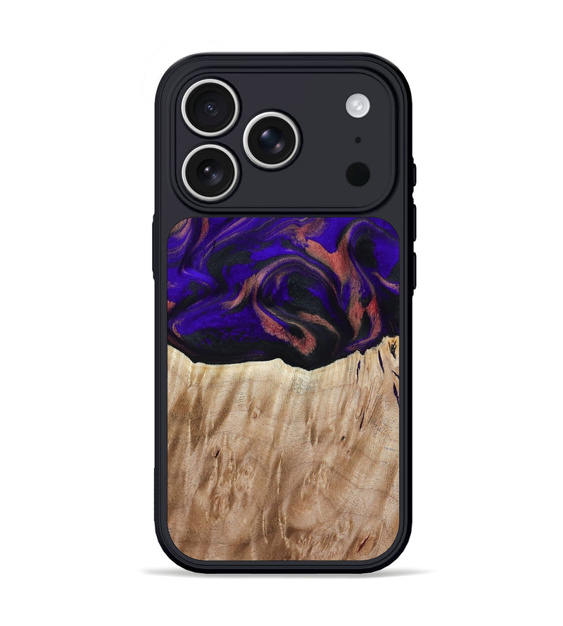 iPhone 17 Pro Wood Phone Case - Marques (Purple, 817655)