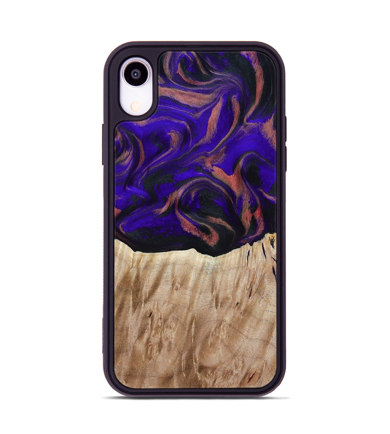 iPhone Xr Wood Phone Case - Marques (Purple, 817655)