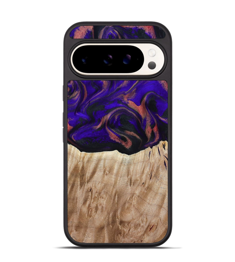 Pixel 9 Wood Phone Case - Marques (Purple, 817655)