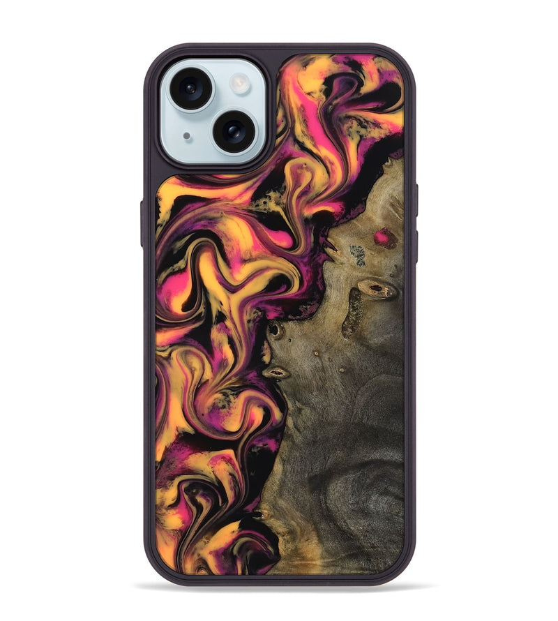 iPhone 15 Plus Wood Phone Case - Jadyn (Neon, 817656)