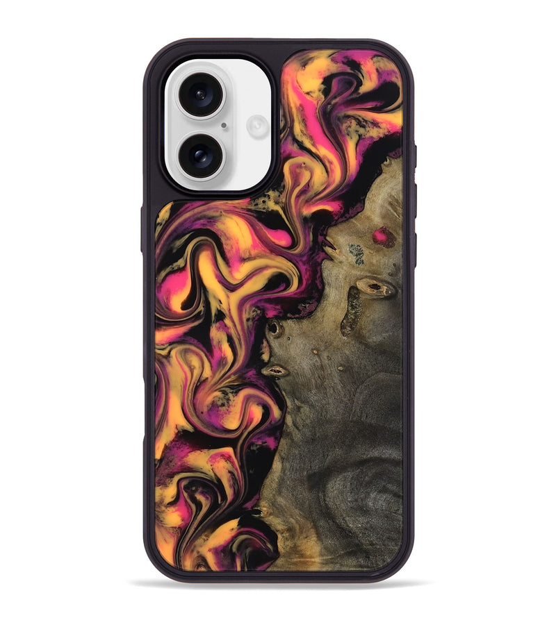 iPhone 16 Plus Wood Phone Case - Jadyn (Neon, 817656)