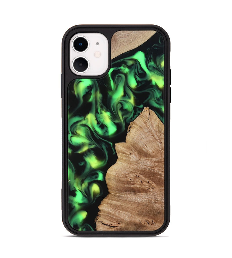 iPhone 11 Wood Phone Case - Sherry (Neon, 817657)