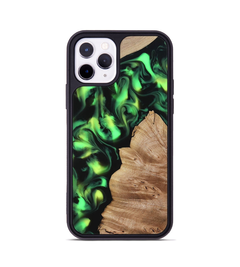 iPhone 11 Pro Wood Phone Case - Sherry (Neon, 817657)