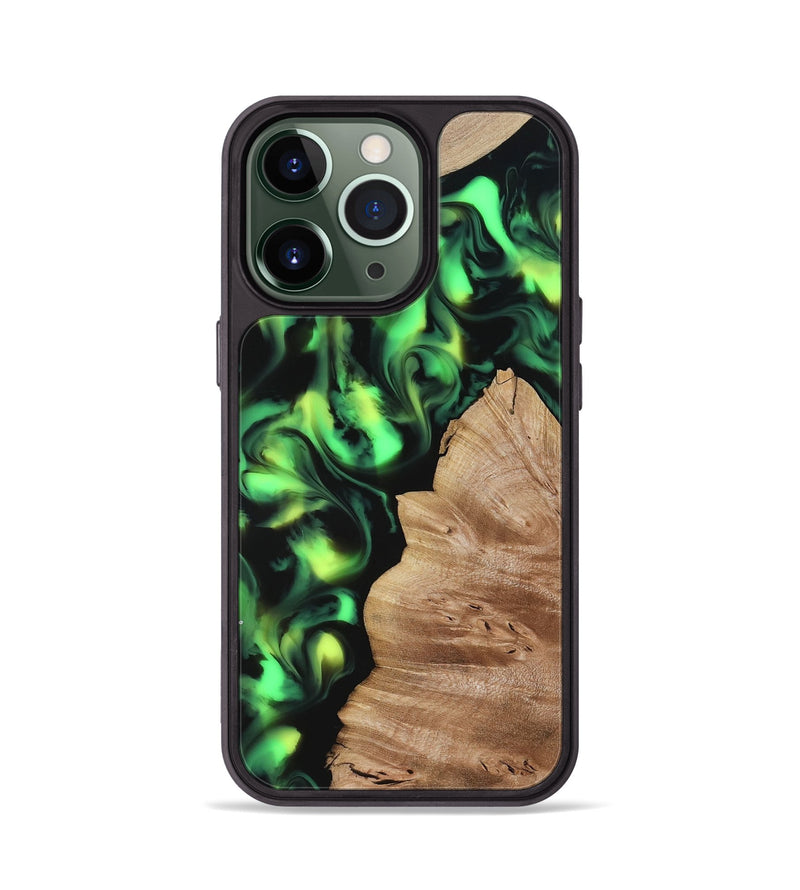 iPhone 13 Pro Wood Phone Case - Sherry (Neon, 817657)