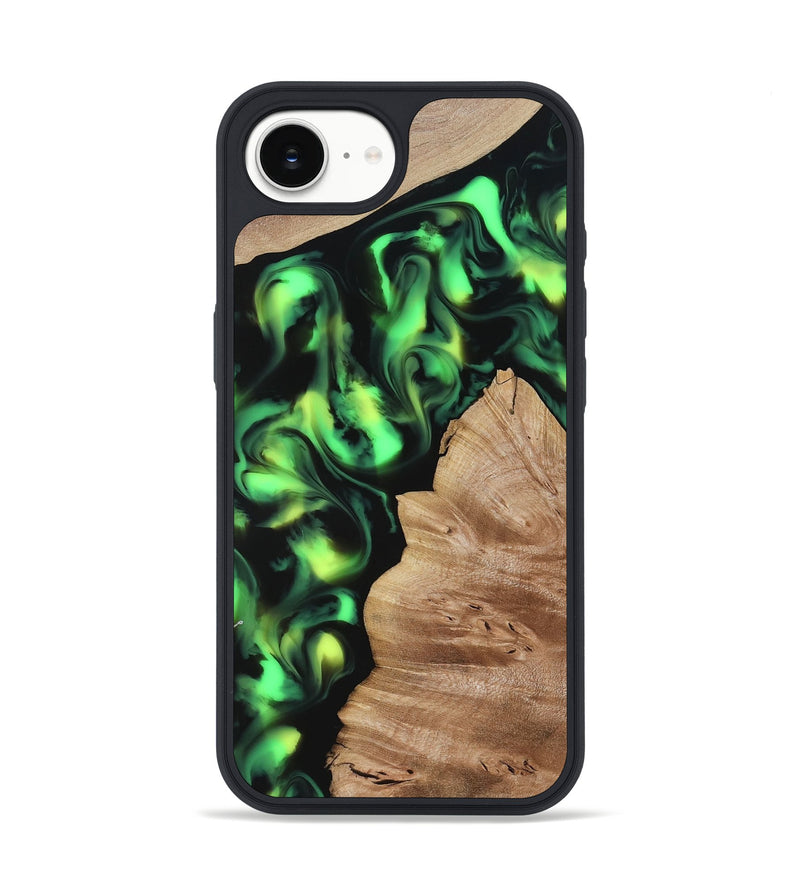 iPhone 16e Wood Phone Case - Sherry (Neon, 817657)