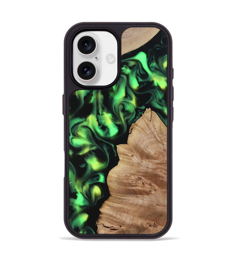 iPhone 17 Wood Phone Case - Sherry (Neon, 817657)