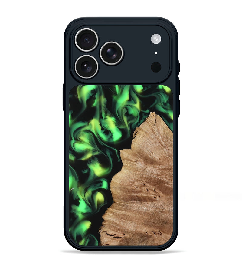 iPhone 17 Pro Max Wood Phone Case - Sherry (Neon, 817657)