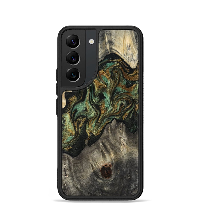 Galaxy S22 Wood Phone Case - Rowen (Green, 817658)