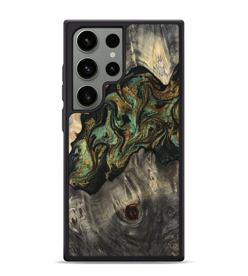 Galaxy S24 Ultra Wood Phone Case - Rowen (Green, 817658)